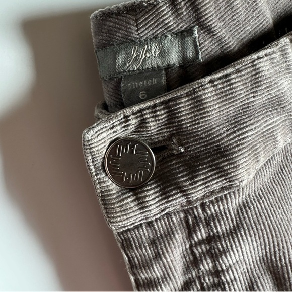 J. Jill Women Brown Corduroy Jeans Size 6 | Straight Leg Soft Comfort Fit Casual - Picture 2 of 7
